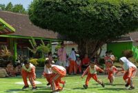 Perayaan HUT RI di SD Negeri 1 Magetan.