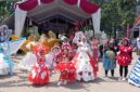 Para Maskot Peserta Karnaval Desa Tambakromo Geneng Ngawi.