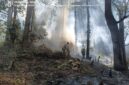 Pemadaman Kebakaran di Kawasan Hutan Perhutani Petak 72 D KPH Sarangan BKPH Lawu Selatan.