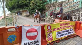 Titik Longsor Di Kawasan Telaga Sarangan