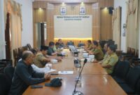 Komisi A DPRD Ponorogo saat melakukan rapat dengar pendapat bersama BKPSDM. 