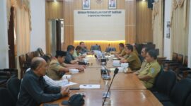 Komisi A DPRD Ponorogo saat melakukan rapat dengar pendapat bersama BKPSDM. 