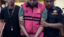 Daniel Sakti Kusuma Wijaya alias Lete saat dijebloskan penjara oleh Penyidik Kejaksaan Negeri Ponorogo.