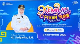 Perhelatan perdana Kemilau Pekan Raya 2026 menyuguhkan hiburan,pameran inovatif dan bazar UMKM.