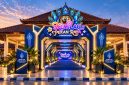 Areal masuk Kemilau Pekan Raya Ponorogo 2026 di Aloon-Aloon Ponorogo. 

