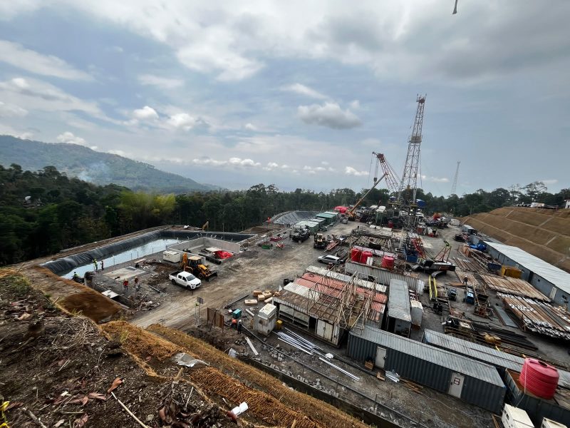 Lokasi pengeboran Geotermal oleh PT Bakrie Dharmalaya Energi di Dukuh Brambang Rt 01 Rw 01 Desa Gondowido Kecamatan Ngebel. 